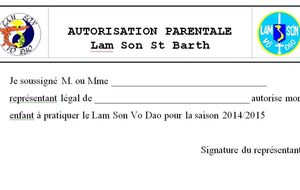 Autorisation parentale 2014-2015 - Format PDF