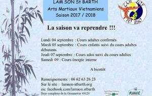 Rentrée sportive 2017 2018 